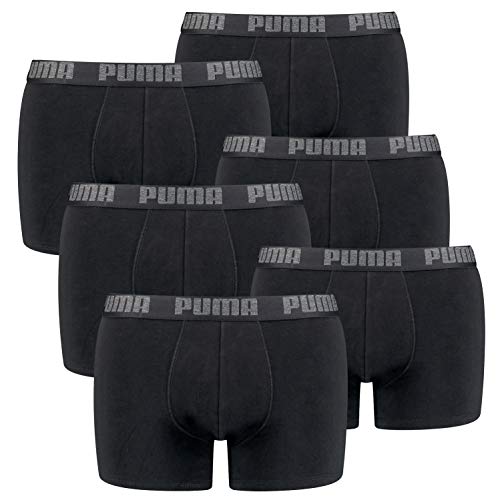 PUMA Calzoncillos tipo bóxer para hombre, paquete de 6 unidades, XL