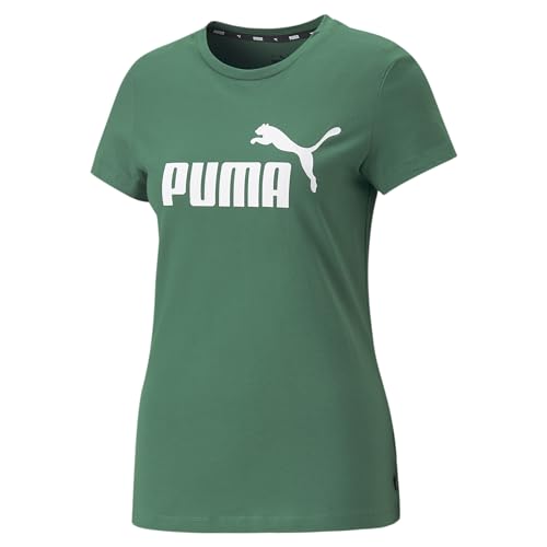 PUMA Camiseta Mujer Essentials Logo L Vine Green