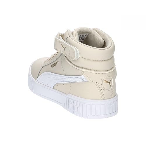 PUMA Carina 2.0 Mid, Zapatillas Mujer, Alpine Snow White Gold, 37 EU