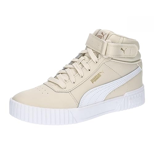 PUMA Carina 2.0 Mid, Zapatillas Mujer, Alpine Snow White Gold, 37 EU