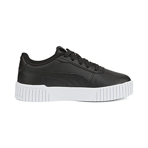 PUMA Carina 2.0 Ps, Zapatillas Niñas, Multicolor (Puma Black Puma Black Puma Silver), 33 EU