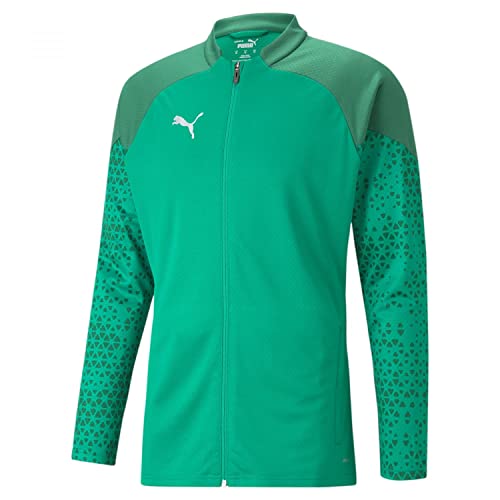 PUMA Chaqueta de Entrenamiento Teamcup Punto, Hombre, Verde Pimienta, M