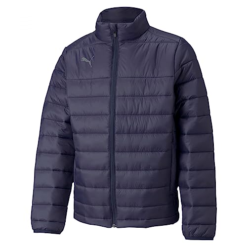 PUMA Chaqueta Ligera Teamliga Jr poliéster, Niños, Peacoat, 140