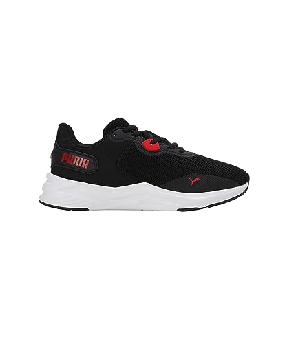 PUMA Disperse XT 3 Knit, Zapatillas para Correr de Carretera Unisex Adulto, Black White-FOR All Time Red, 41 EU