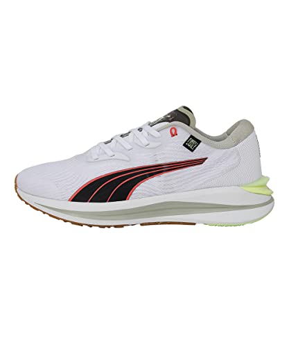 PUMA Electrify Nitro 2 FM, Zapatillas deportivas, Hombre, Puma White-Puma Black-Firelight, 43 EU