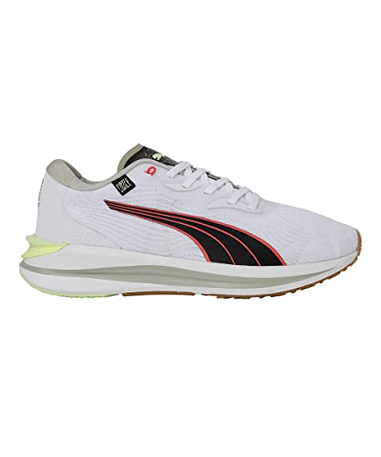 PUMA Electrify Nitro 2 FM, Zapatillas deportivas, Hombre, Puma White-Puma Black-Firelight, 43 EU