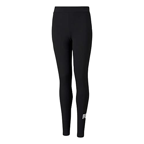 PUMA ESS Logo Leggings G Mallas Deporte, Niñas, Black, 152