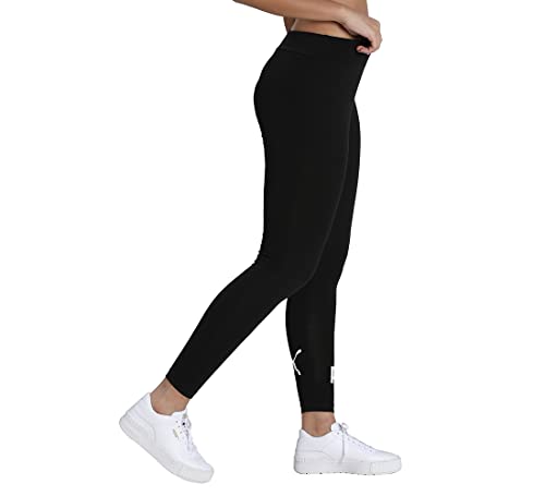 PUMA ESS Logo Leggings Mallas Deporte, Mujer, Puma Black, S