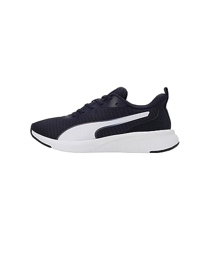 PUMA Flyer Lite, Zapatillas para Correr de Carretera Unisex Adulto, Azul Marino Blanco, 43 EU