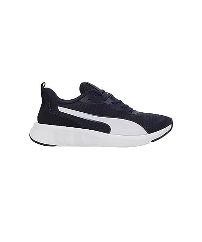 PUMA Flyer Lite, Zapatillas para Correr de Carretera Unisex Adulto, Azul Marino Blanco, 43 EU