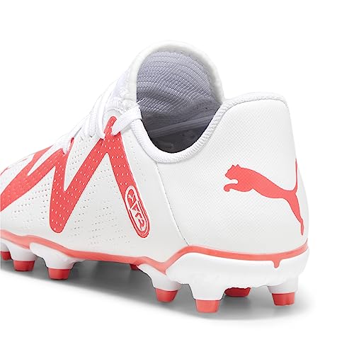 PUMA Future Play FG/AG Jr, Zapatillas de fútbol, Orquídea de Fuego Blanco, 36 EU