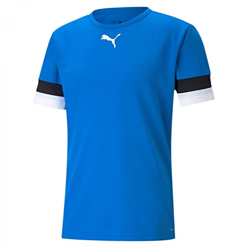 PUMA Hombre Shirt, Electric Blue Lemonade-puma Black-puma White, XXL