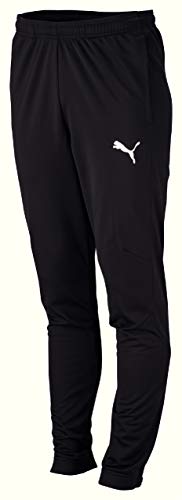 PUMA Liga Sideline Poly Core Pantalón, Hombre, Negro (Negro/Blanco), S