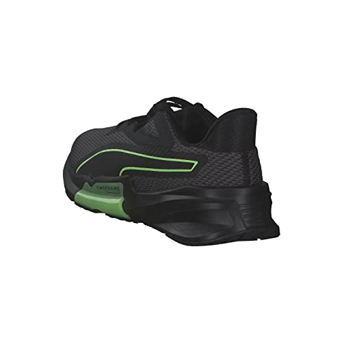 PUMA PWRFrame TR, Zapatillas de gimnasio, Hombre, Puma Black-Fizzy Lime, 42 EU