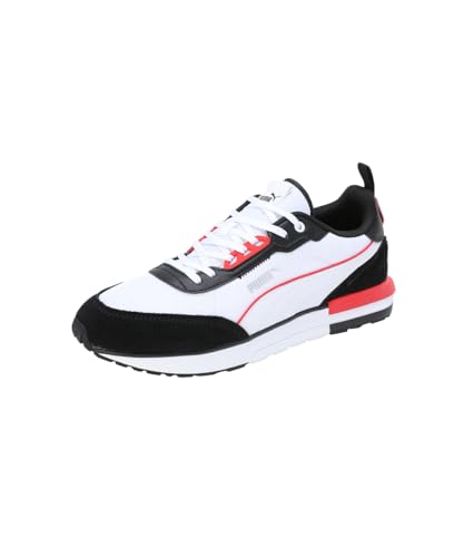 Puma R22, Zapatillas Deportivas Unisex Adulto, White White Black-For All Time Red, 40.5 EU