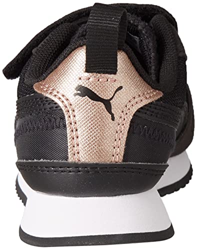 PUMA R78 Metallic V PS, Zapatillas, Oro Black Black-Rose Gold, 28 EU