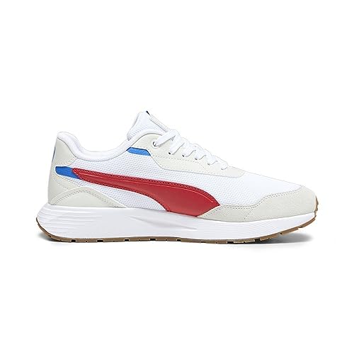 Puma Runtamed, Zapatillas Deportivas Unisex Adulto, White-For All Time Red-Vapor Gray, 45 EU