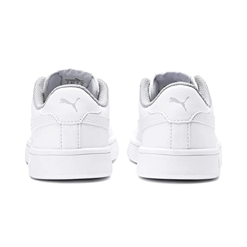 PUMA Smash V2 L Jr, Zapatillas Unisex niños, Puma White Puma White, 38 EU