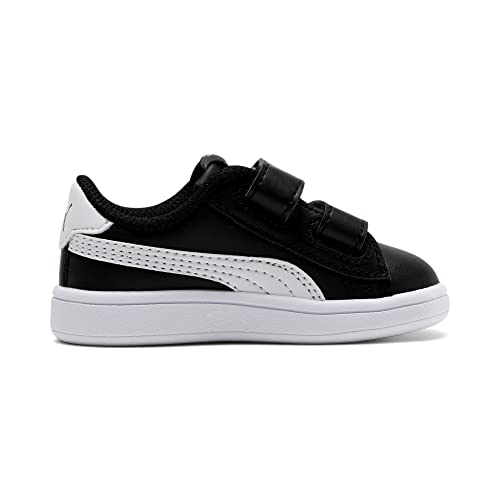 PUMA Smash V2 L V Inf, Zapatillas Unisex niños, Puma Black Puma White, 23 EU