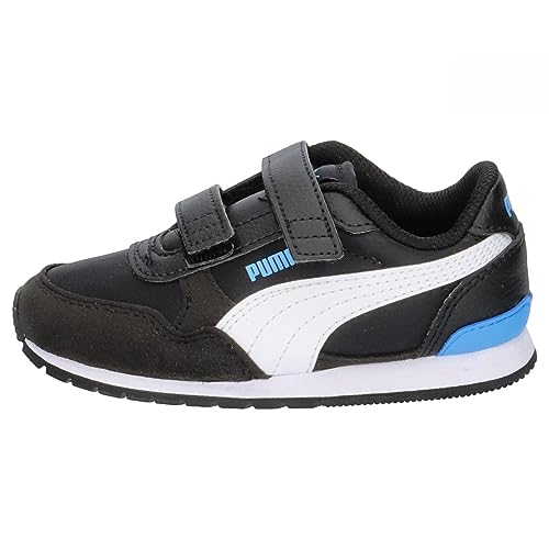 PUMA ST Runner V3 NL V Inf, Zapatillas unisex para niños 0-24, Black White-Regal Blue, 23 EU