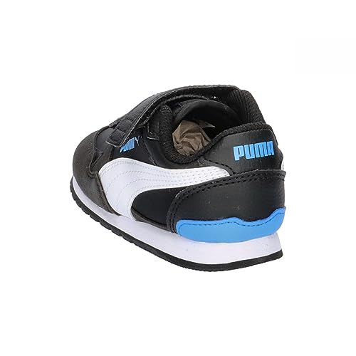 PUMA ST Runner V3 NL V Inf, Zapatillas unisex para niños 0-24, Black White-Regal Blue, 23 EU