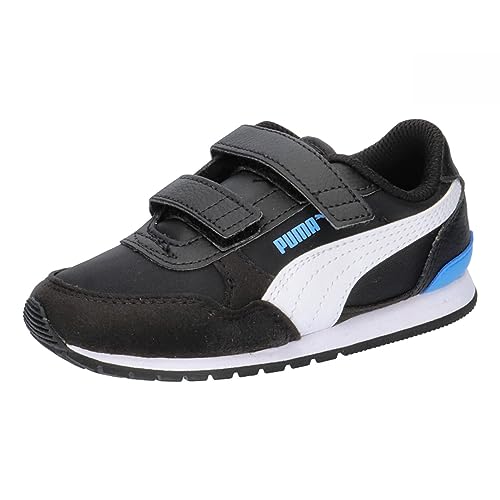 PUMA ST Runner V3 NL V Inf, Zapatillas unisex para niños 0-24, Black White-Regal Blue, 23 EU