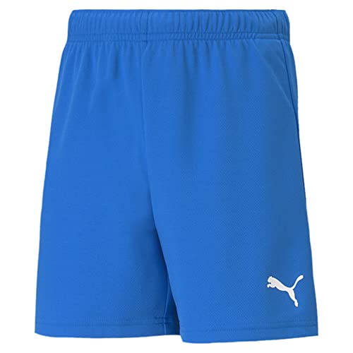 Puma teamRISE Short Jr, Pantalón Corto Unisex Bebé, Multicolor (Electric Blue Lemonade/White), 16