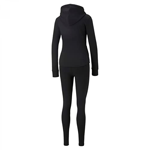 PUMA Traje de Sudor metálico FL Deportivo, Negro Black, L para Mujer