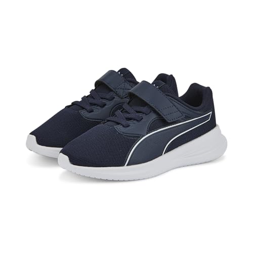 PUMA Transport AC+ PS, Zapatillas, Unisex niños, Azul Marino/Blanco, 29 EU