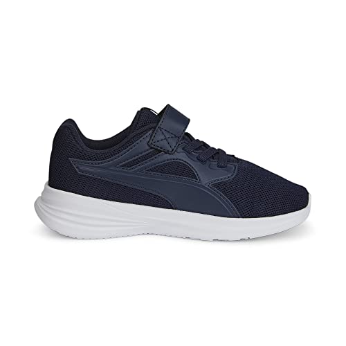 PUMA Transport AC+ PS, Zapatillas, Unisex niños, Azul Marino/Blanco, 29 EU