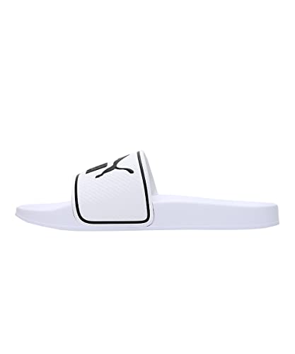 PUMA Unisex Adults' Fashion Shoes LEADCAT 2.0 Slide Sandal, PUMA WHITE-PUMA BLACK, 42