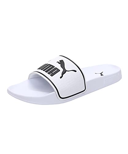 PUMA Unisex Adults' Fashion Shoes LEADCAT 2.0 Slide Sandal, PUMA WHITE-PUMA BLACK, 42