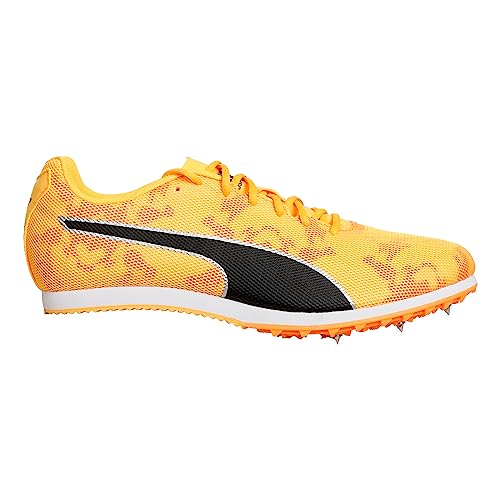 PUMA Unisex Adults' Sport Shoes EVOSPEED STAR 8 Track & Field Shoes, SUN STREAM-SUNSET GLOW-PUMA BLACK, 44