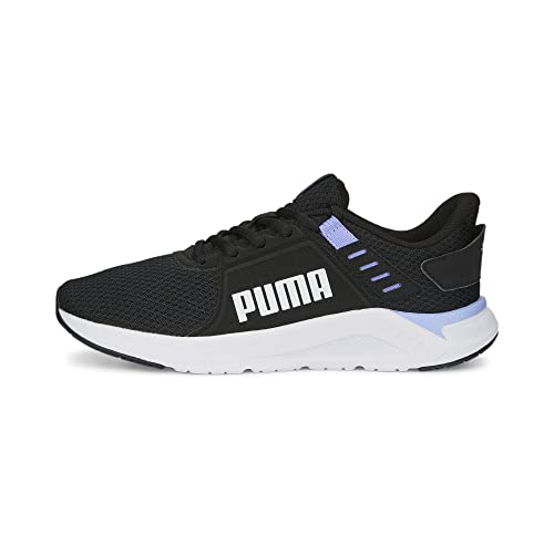 PUMA Unisex Adults' Sport Shoes FTR CONNECT Road Running Shoes, PUMA BLACK-ELEKTRO PURPLE, 38.5