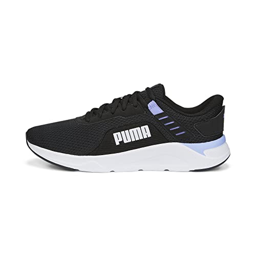 PUMA Unisex Adults' Sport Shoes FTR CONNECT Road Running Shoes, PUMA BLACK-ELEKTRO PURPLE, 38.5