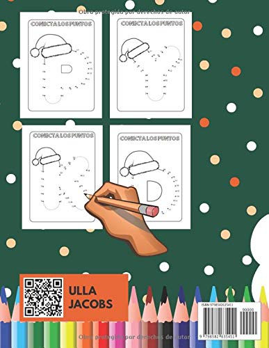 Punto Por Punto Navidad Alfabeto Libro De Actividades Para NIÑOS De 5 a 7 Edades: Regalo para niños pequeños. Present para Navidad desarrollando ... Rotuladores ABC y lápiz de actividades.