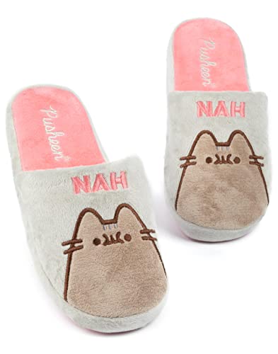 Pusheen mujeres zapatillas para adultos adolescentes gato nah or pelaje zapatos 41-42 EU