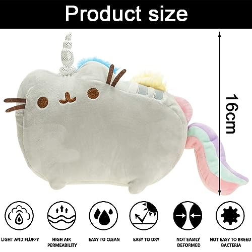 Pusheen Muñecas CBOSNF 16CM Pusheen Peluches,Pusheen Peluche Muñeco,Pusheen Toys,Juego De Juguete Peluche,Pusheen Figure Pillow Doll,Cumpleaños Peluche Juguete Para Adultos y Niños