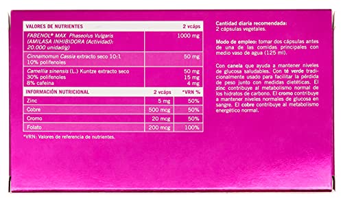 Q77+ - Complemento Alimenticio - Bloqueador de Carbohidratos - Reductor del Apetito - Regula la Síntesis de los Hidratos de Carbono - Formato de 60 Cápsulas