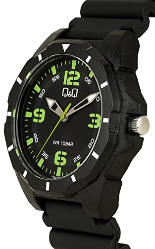 Q&Q Reloj analógico para hombre Sport Collection V30A-005VY, negro