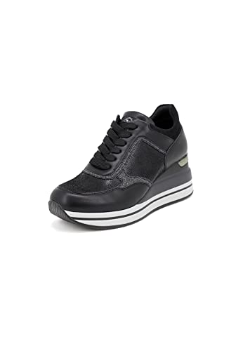 QUEEN HELENA X27-76, Zapatillas de Gimnasio Mujer, X27 76 Negro, 36 EU