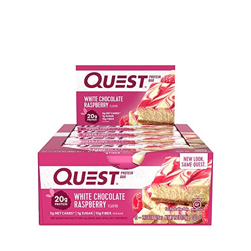 Quest Nutrition Quest Bar Protein - 12 x 60 gr White Chocolate Raspberry