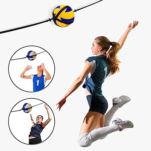 Quzente Entrenador De Remates De Voleibol, Entrenador De Remates De Práctica De Voleibol Ajustable, para Adolescentes, Niñas Y Niños, Practican El Ajuste De Servicio, Balanceo del Brazo