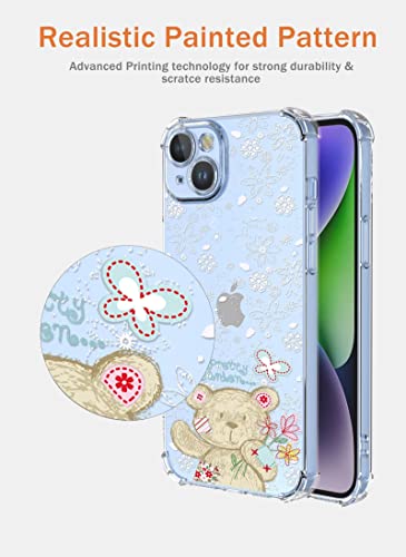 RankOne Funda para teléfono Adecuado para Samsung Galaxy A34 5G (6.6" Inches) Carcasa con Patrón de Dibujo en Color de Silicona Transparente de TPU - Bailarina 1