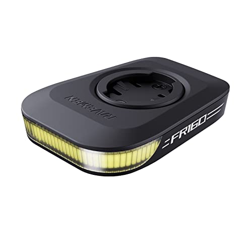 RAVEMEN FR160 Compatible con Garmin Ciclocomputadores,6 Modos Luces de Circulación Diurna con luz Intermitente de Advertencia,Tipo-C IPX6 a Prueba de Agua(Protegido por Patente)