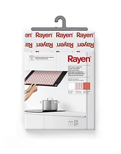 Rayen | Filtro para Campana | Retiene Grasa y Vapores | Alta Calidad | Adaptable | Incluye Guantes | Medidas: 57 x 47 cm