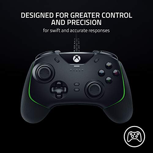 Razer Wolverine V2 - Gamepad con cable para Xbox Series X / S + Xbox One + PC (2 botones multifunción personalizables, botones de acción, pad direccional) Negro