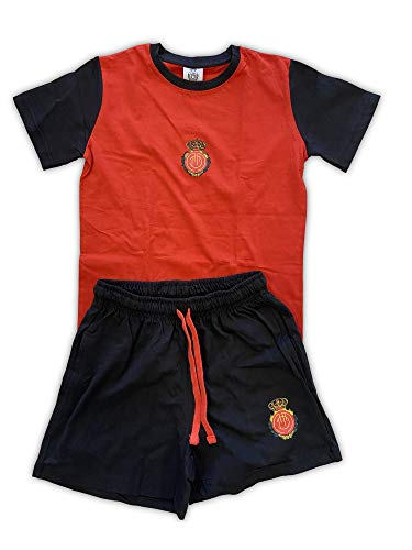 RCD Mallorca Pijama Summer Real Mallorca Juego, Unisex niños, Rojo, 8