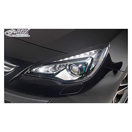 RDX Racedesign Alerones de faros compatible con Opel Astra J GTC 2009-2015 / Cascada (ABS)