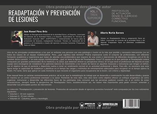 Readaptación y prevención de lesiones Volumen I Tren Superior: Protocolos de actuación desde el ejercicio correctivo funcional